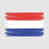 nederlandse vlag illustratie vector