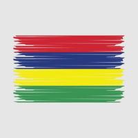 Mauritius vlag illustratie vector