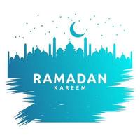 Islamitisch Ramadan themed groet kaart sjabloon vector illustratie, perfect voor reclame, sociaal media, banier achtergrond behoeften.