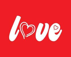 liefde brief logo in rood achtergrond vector eps geïsoleerd, het beste gebruikt voor Valentijn illustratie, ontwerp sticker, groet kaart.