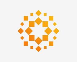 abstract meetkundig patroon acht punt ster hexagram mandala decoratief modern vector logo ontwerp