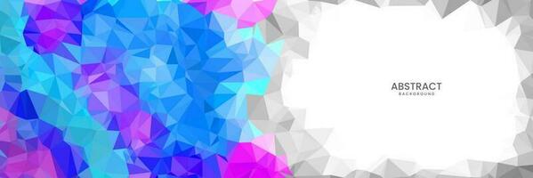 abstract kleurrijk meetkundig achtergrond met driehoek vorm patroon vector