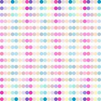 schoonheid pastel regenboog paars blauw helling polka punt cirkel willekeurig abstract decoratie naadloos patroon Aan wit achtergrond vector