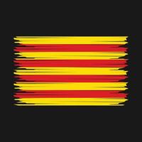 Catalonië vlag illustratie vector