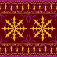 volk etnisch naadloos patroon in vector illustratie ontwerp voor mat, kleding stof, sjaal, tapijt, tegel en meer