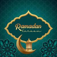 Ramadan kareem Islamitisch festival gemeenschap gebeden achtergrond sjabloon vector