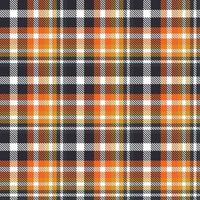 plaid patroon naadloos textiel is een gevormde kleding bestaande van kris gekruist, horizontaal en verticaal bands in meerdere kleuren. Schotse ruiten zijn beschouwd net zo een cultureel icoon van Schotland. vector