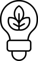 gloeilamp vector pictogram