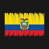 ecuador vlag borstel vector