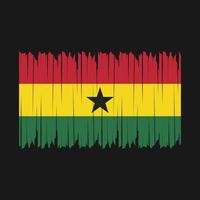 ghana vlag borstel vector