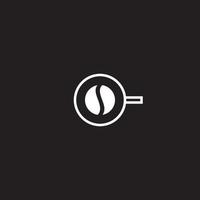 koffie logo met een gemakkelijk en elegant ontwerp dat past bij uw bedrijf en toepassingen de laatste Adobe illustraties. vector