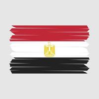 egypte vlag borstel vector