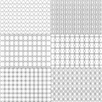 vector set van minimale patronen. geometrische lijn en vormen