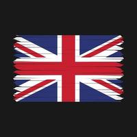 uk vlag borstel vector