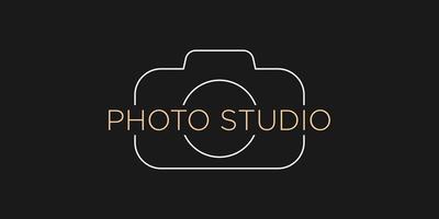 fotografie studio logo sjabloon, fotograaf, foto. bedrijf, merk, branding, zakelijk, identiteit vector