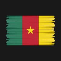 Kameroen vlag borstel vector