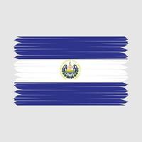 el salvador vlag borstelador vector