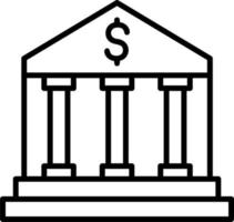 bank vector pictogram