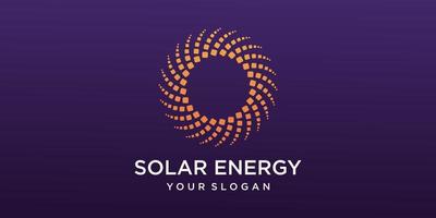 zonne-energie logo ontwerpt vector, sun power logo vector