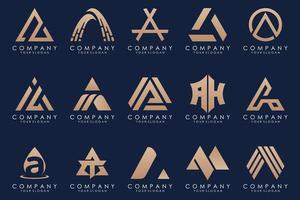 brief een logo icoon ontwerp sjabloon. vector