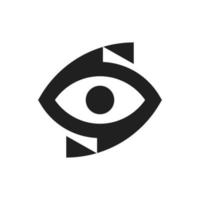 s icoon logo oog vector