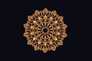 luxe gouden Koninklijk mandala ontwerp vector voor achtergrond. gouden mandala ontwerp. Islamitisch achtergrond ontwerp
