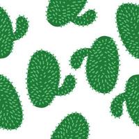 exotisch cactussen hand- getrokken patroon. kleurrijk afdrukken is Super goed voor textiel. botanisch planten. kleding stof omhulsel behang voor geschenk. vector illustratie in tekenfilm vlak stijl geïsoleerd Aan wit achtergrond.