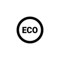 eco indicator teken symbool vector illustratie