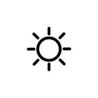 helderheid icoon teken symbool. vector illustratie. lijn icoon Aan wit achtergrond