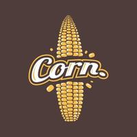 maïs logo belettering vector sjabloon illustratie