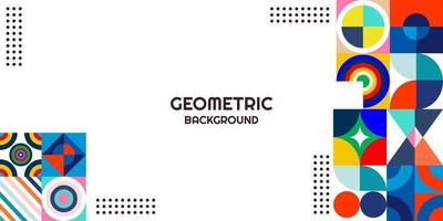 platte geometrische achtergrond vector