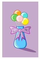 lollipop potten vector illustratie