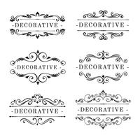 Decoratieve ornamenten Vector