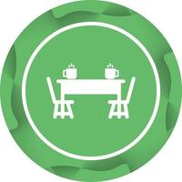 dining tafel vector icoon