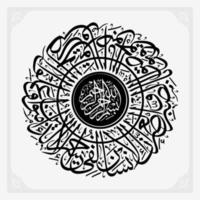 Arabisch schoonschrift sjabloon, betekenis voor allemaal uw ontwerp behoeften, spandoeken, stickers, Ramadan flyers, enz vector