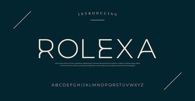 elegant alfabet lettertype. typografie stijl fonts voor mode, kleinhandel, vrouwelijk, schoonheid zorg, sieraden logo ontwerp vector
