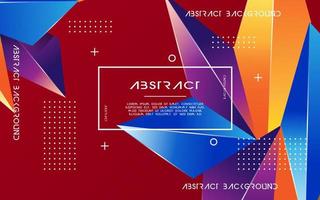 abstract kristal achtergrond banier ontwerp.3d kristal.modern behang. vector