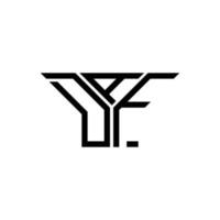 daf brief logo creatief ontwerp met vector grafisch, daf gemakkelijk en modern logo.