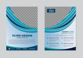 creatief bedrijf folder ontwerp sjabloon afdrukken klaar vector
