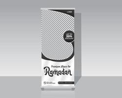 voedsel roll-up banner vector