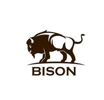 bizon buffel symbool, stier, bedrijf zakelijke icoon vector