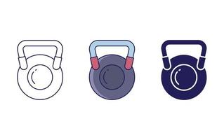 kettlebell vector icoon