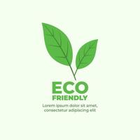 eco vriendelijk aarde dag sjabloon vector