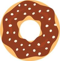 illustratie tekenfilm kleurrijk donut vector