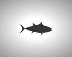 tonijn vector silhouet