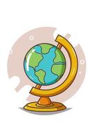 earth globe illustratie vector