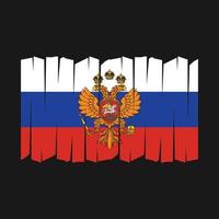 Rusland vlag borstel vector