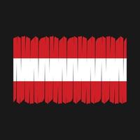 Oostenrijk vlag borstel vector
