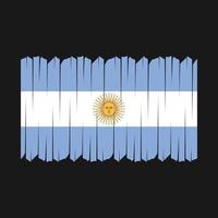 Argentinië vlag borstel vector