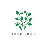 abstract boom logo voor Woud en park natuur.met een combinatie van .vector lijn elementen voor bedrijf ontwerpen, landbouw, ecologisch concepten, groen en natuurlijk schoonheid. vector